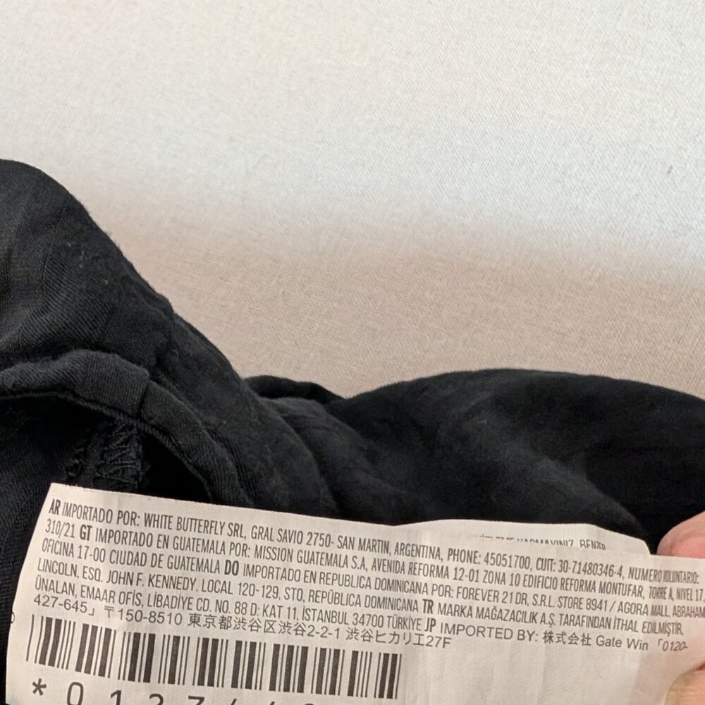 Forever 21 Black Cutout Jumpsuit Wide Leg Sleeveless Romper Size Small - Picture 11 of 11